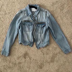 Light wash jean jacket